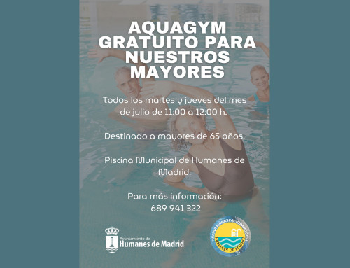 AQUAGIM gratuito para mayores de 65 años en Piscina Municipal