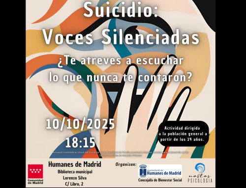 La Concejalía de Bienestar Social, realizará el próximo 10 de octubre la actividad audiovisual “ SUICIDIO: VOCES SILENCIADAS”.   