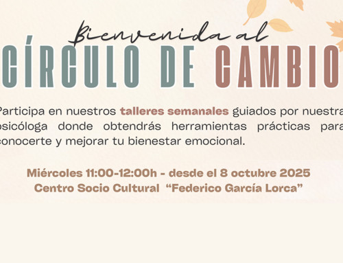En la Concejalía de Mujer e Igualdad seguimos creciendo con los talleres semanales de “El Círculo del Cambio”.