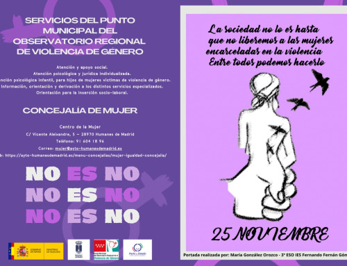 Humanes de Madrid conmemora el 25N con una semana de actividades para concienciar contra la violencia de género.
